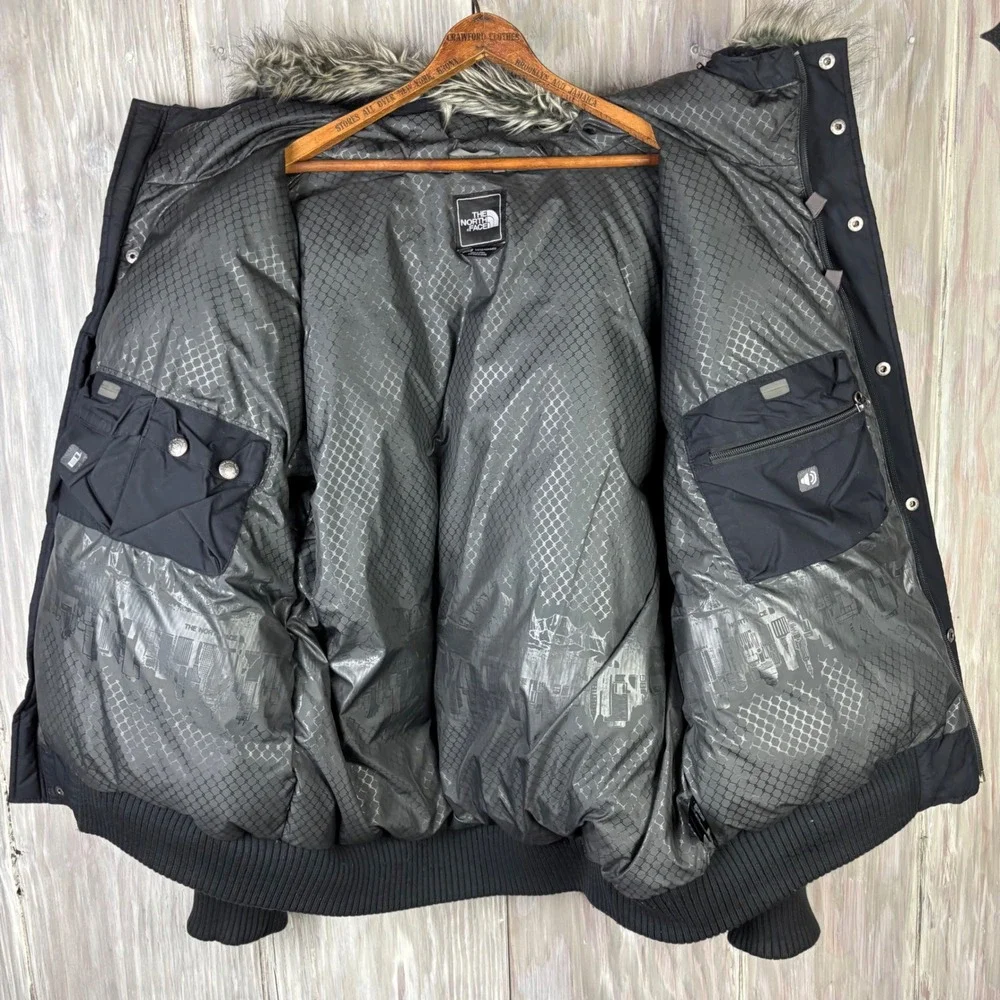 VTG The North‎ Face Gotham Jacket Down Parka HyVent TNF Black ANH4 Sz M Gorpcore